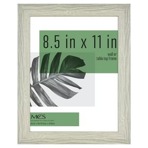 lot 2254 image: MCS 13x19 Studio Gallery Picture Frame Gray Woodgrain