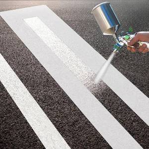 lot 2275 image: Eunika 4 x 92 Inch Parking Lot Line Stencil, Foldable Straight Line Stencil