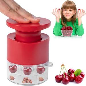 lot 2277 image: Cherry Pitter Tool 7-in-1, Portable Seed Remover for Cherry Dishes, Pie, Ja