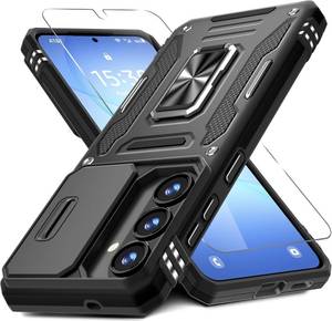 lot 2312 image: DEERLAMN for Samsung Galaxy S26 Plus Case with Screen Protector, Black