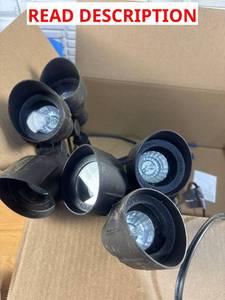 lot 2323 image: 6pk Sunvie 12W low voltage outdoor lights - UNTESTED