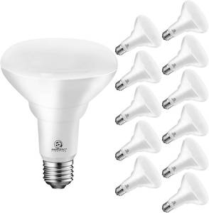 lot 2326 image: Energetic 12 Pack 900 Lumens 75W BR30 LED Recessed Light Bulb, 5000K
