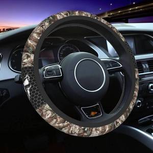 lot 2348 image: Realtree Camo Steering Wheel Cover, 15-Inch Universal, Non-Slip Neoprene