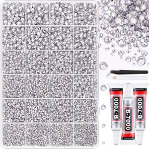 lot 2375 image: TINKRSTUFF 35000Pcs Silver Clear Rhinestones Bedazzling Kit