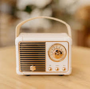 lot 2393 image: Pink  Vintage Speaker   Bonita Clothing & co