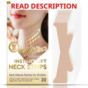 lot 2399 image: Neck Lift Tape Invisible, 20 Pcs for Double Chin, Anti-Wrinkle Patches