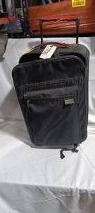 lot 34844 image: Black carry-on suitcase with handle and wheels
