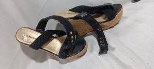 lot 34895 image: Womens wedge sandals size 8.5