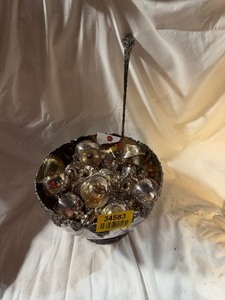 lot 34583 image: Huge beautiful silver plated Fruit Punch set.
