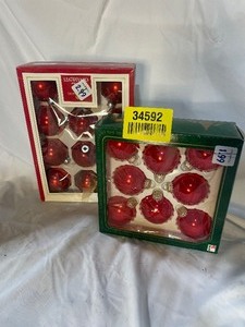lot 34952 image: Lot of new Christmas ornaments.
