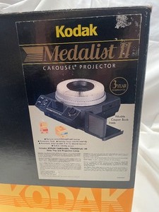 lot 34634 image: Vintage Kodak Medalist II Carousel Projector.