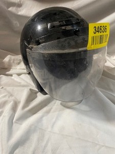 lot 34636 image: CL-5 Motorcycle Helmet Size Small. Extra Visors.