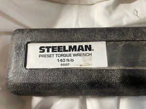 lot 34638 image: BRAND New - Steelman Preset Torque Wrench 140 Ft-Lb.