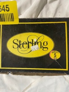 lot 34645 image: Sterling Door Nob Handle set.