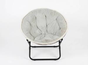 lot 3618 image: Urban Shop Saucer Chair Gray