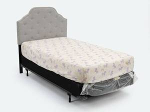 lot 3666 image: Noble House Twin Bed Frame with Mattress