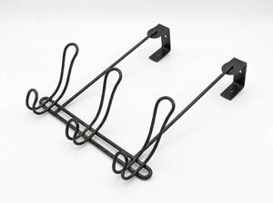 lot 3826 image: Black Metal Wire Over The Door Hooks
