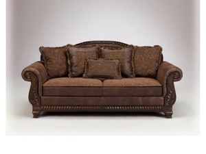 Ashley Furniture Bradington Truffle Sofa - Retail -$1745.93 - Discounted - $707.25