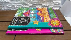 lot 21 image: Timeless Creations Soothing Escape & Ocean Vibes Coloring Book 2-Pack