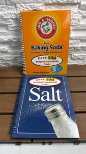 lot 22 image: Arm & Hammer Pure Baking Soda and Salt Household Hints Spiral Bound Books (Lot of 2)
