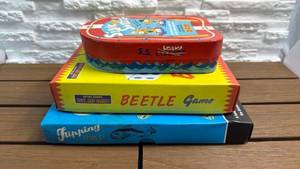 lot 29 image: Hallmark Sink or Swim Board Game with Retro Range Beetle & Flipping Fishes Games