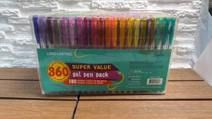 lot 39 image: Feela 360 Gel Pen Super Value Pack (180 Colors)