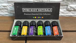 lot 69 image: Pure Body Naturals Premium Essential Oils Collection 6-Pack