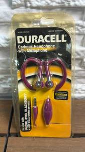 lot 78 image: Duracell Earhook Headphone with Microphone Model GDU9540