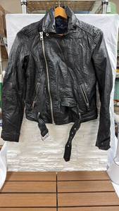 lot 98 image: American Eagle Outfitters Black Moto Jacket (Medium)