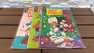 lot 159 image: Walt Disneys Comics and StoriesGold Key 3-Issue Lot