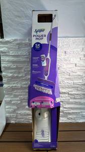 lot 190 image: Swiffer Power Mop Multi-Surface Mopping System (Appears to have been used and put back in the box)