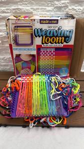 lot 195 image: Made by Me Easy Steps Weaving Loom with Neon Color Loops (Opened, might not be complete)