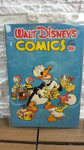 lot 200 image: Walt Disneys Comics and Stories No. 103 April 1949 Vol. 9 No. 7