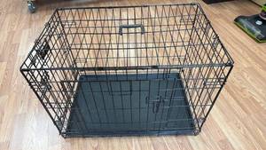 lot 234 image: Good Dog Collapsible Dog Crate with Tray