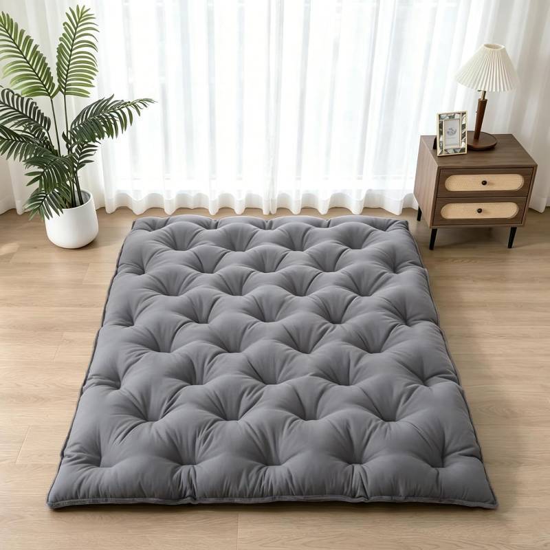 lot 2143 image: SHOUREN Japanese Futon Mattress 3 Tatami Mat, Foldable Memory Foam, 60x80
