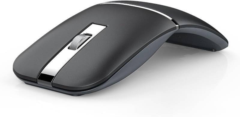 lot 2172 image: Bluetooth Arc Travel Mouse, Tri-Mode BT2.4G, Ergonomic, USB-C Black