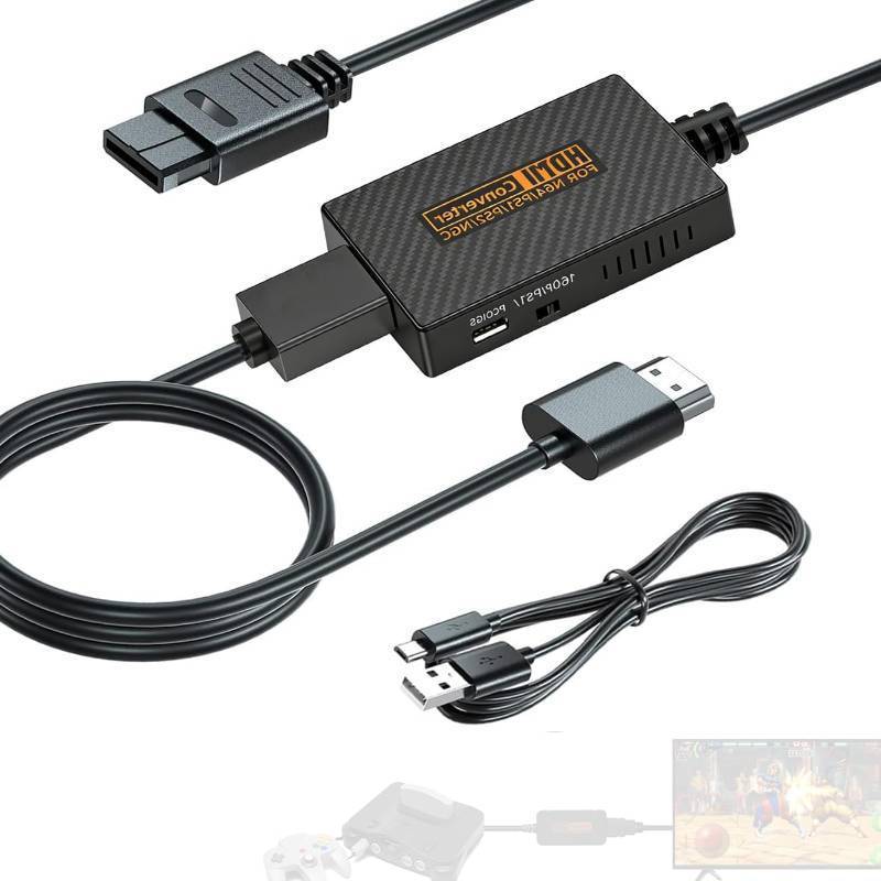 lot 2327 image: N64 to HDMI Adapter for N64GCSNESSFC   HDMI Converter, 720p1080p