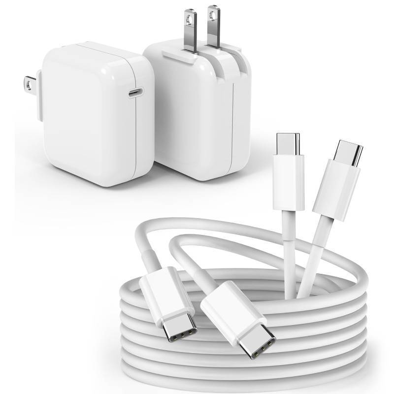 lot 2589 image: USB-C Charger for MacBook AirPro 13-16, 30W, 2-Pack
