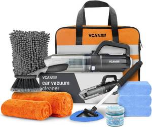 lot 10610 image: VCANENERGY Car Cleaning Kit 10000Pa Car Vacuum, Interior Detailing Set