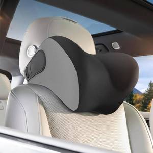 lot 10613 image: BEBAS Ergonomic Car Headrest Pillow, Memory Foam Neck Support, BlackGray