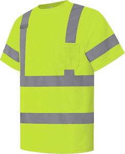 lot 10676 image: Hi Vis Shirts for Men, High Visibility Shirt, Yellow, 6XL