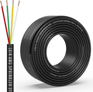 lot 10694 image: 184 Solid Sprinkler System Wire 50ft, 18 Gauge Irrigation Wires