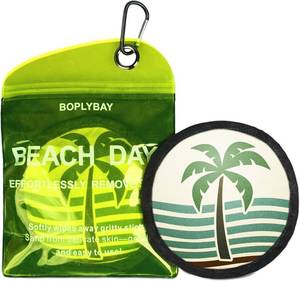 lot 10707 image: Natural Sand Remover Pouch for Beach with Aloe & Oat Powder, Talc-Free