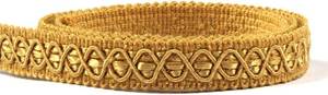 lot 10716 image: Gimp Braid Trim, 10 Yards 0.59 Inch Fabric Trim, Gold