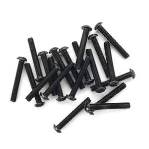 lot 10731 image: Aicosineg M6x40mm Hex Socket Head Machine Screws, Carbon Steel, Black, 20Pcs