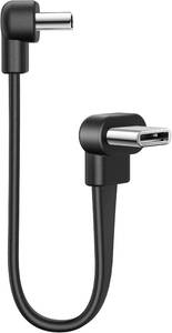 lot 10748 image: Short USB C Cable, 4 inch Flat Dual USB C Right Angle Cord, Fast Charging