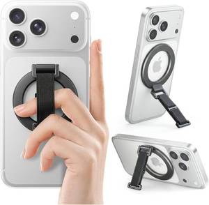 lot 10750 image: SUPERONE for MagSafe Phone Grip Kickstand, Removable Magnetic Ring Holder