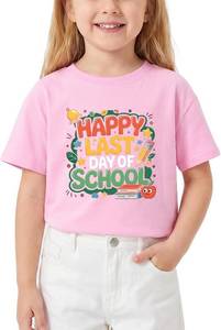 lot 10773 image: Last Day of School T-Shirt for Kids 8T Cotton Short Sleeve