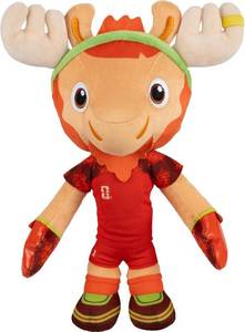 lot 10822 image: Jazwares FIFA World Cup 2026 Canada 8-Inch Plush - Maple the Moose Mascot