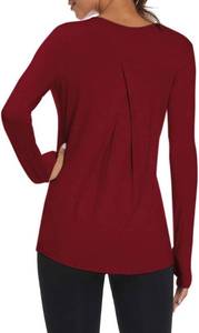 lot 10845 image: Mippo Womens Long Sleeve Workout Athletic Shirts Long Tunic Tops Small